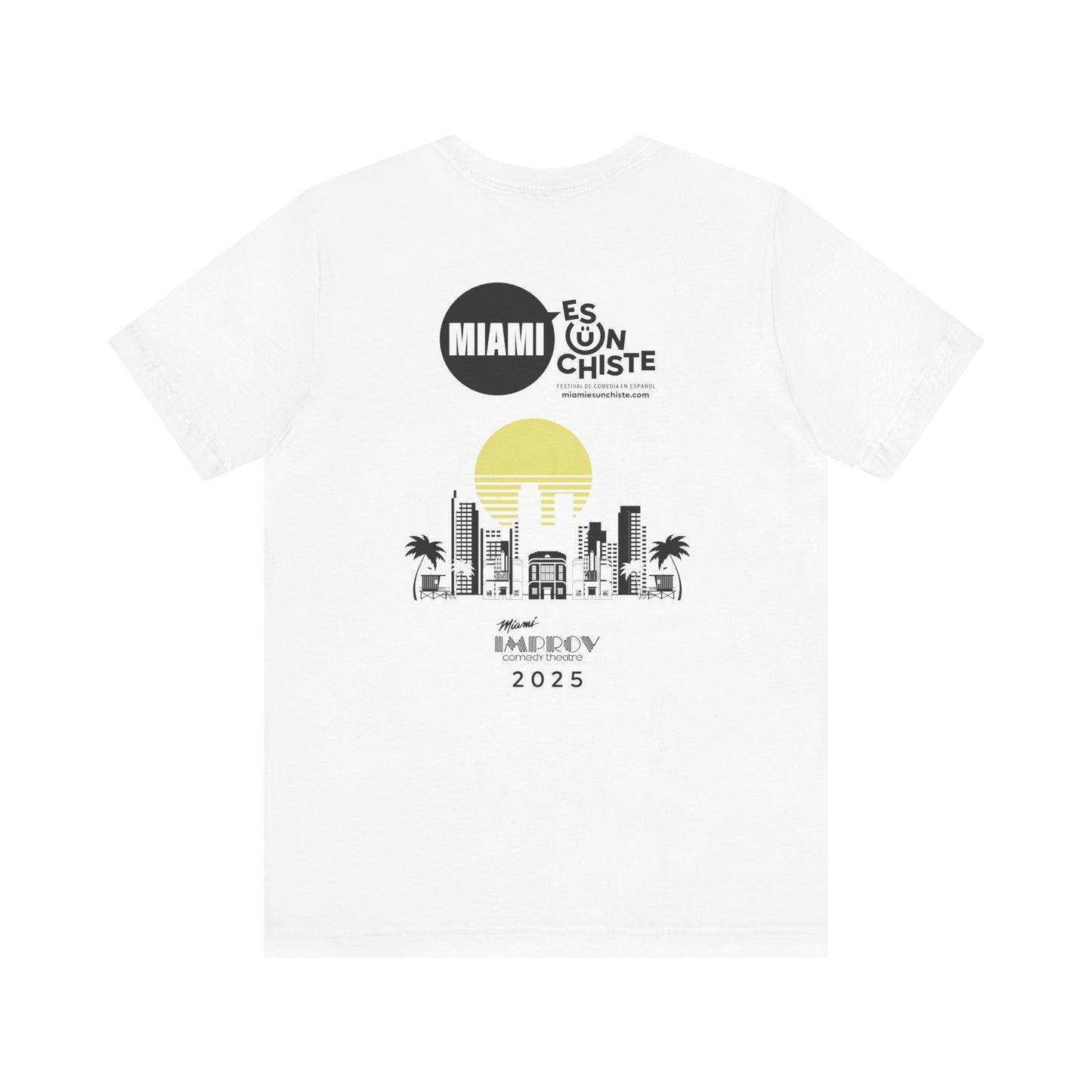 Camiseta Unisex Jersey – Skyline “Miami Es Un Chiste”