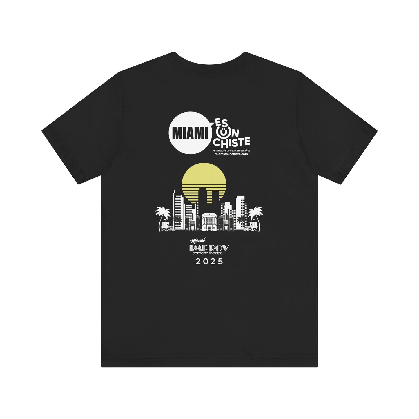 Camiseta Unisex Jersey – Skyline “Miami Es Un Chiste”