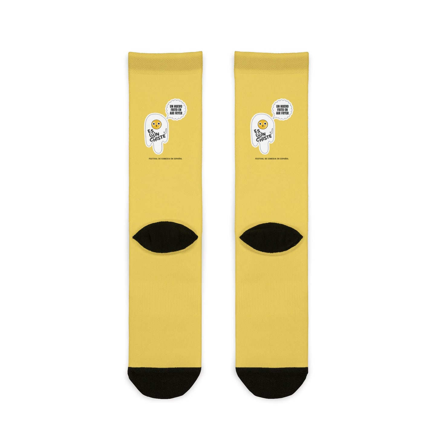 Calcetines amarillos alegres: diseño divertido y original para el día a día.