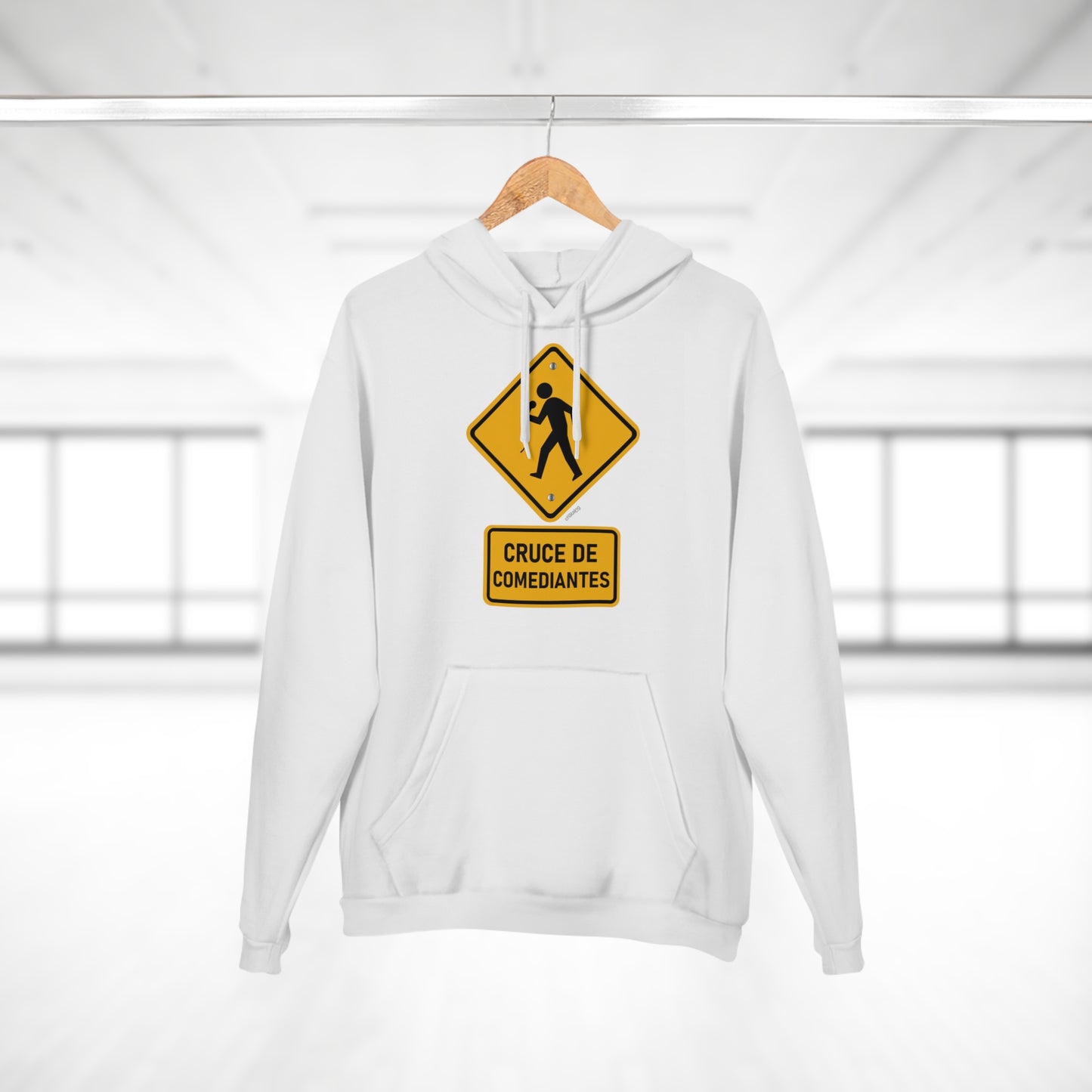 Hoodie Unisex – “Cruce de Comediantes