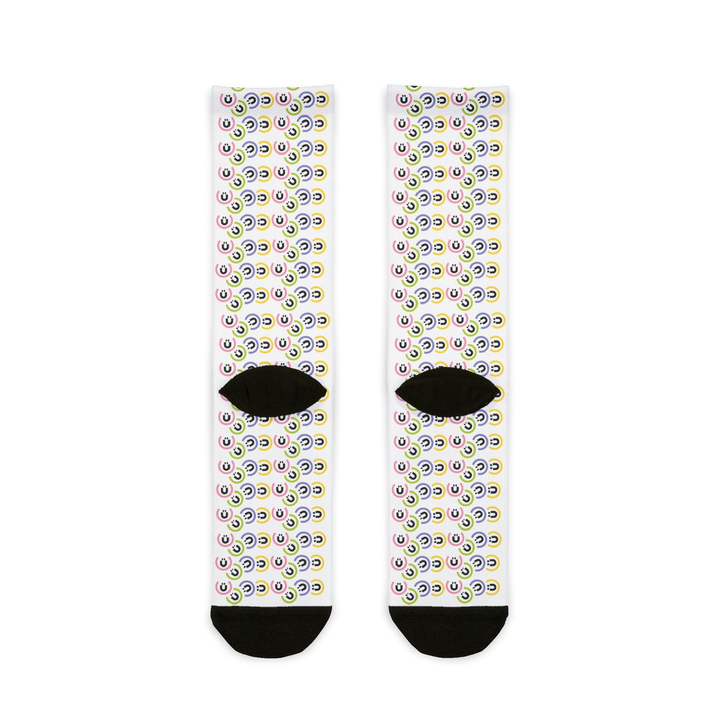 Calcetines deportivos con estampados coloridos, divertidos y elegantes