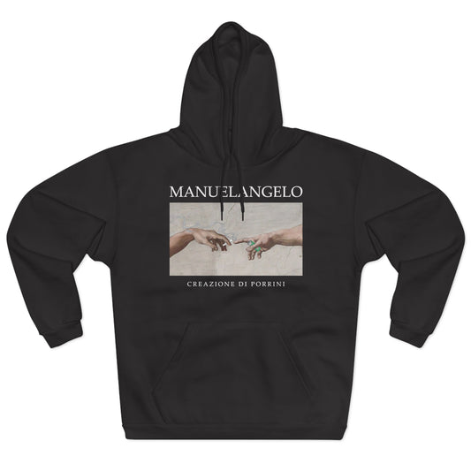 Hoodie "MANUELANGELO" – Para Amantes del Arte con Frío Existencial