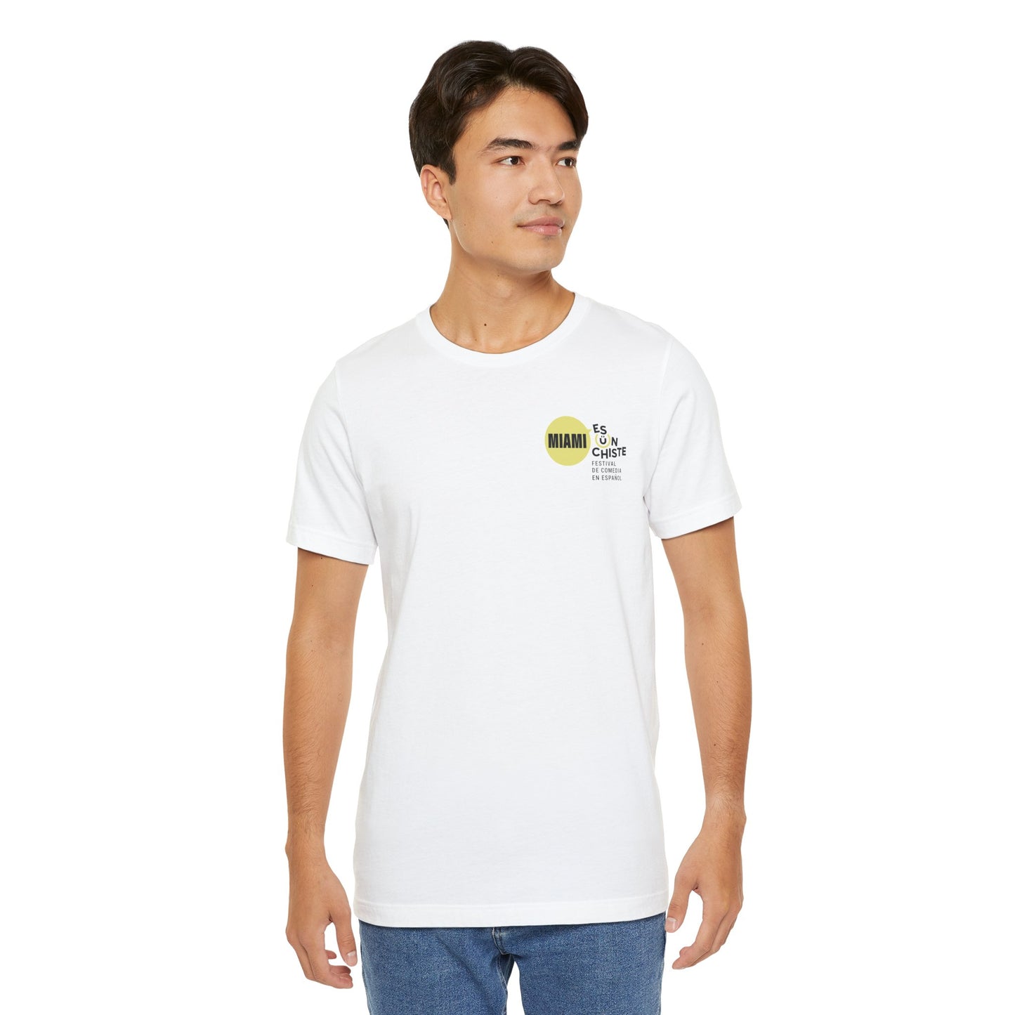Camiseta Unisex Jersey – Skyline “Miami Es Un Chiste”