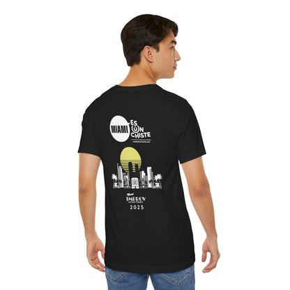 Camiseta Unisex Jersey – Skyline “Miami Es Un Chiste”
