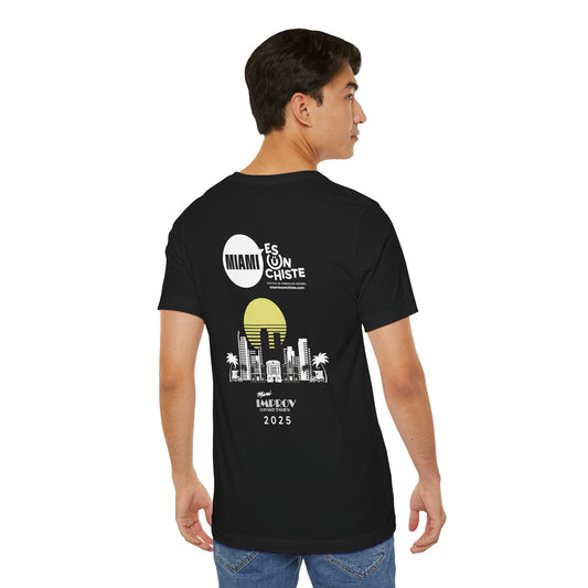 Camiseta Unisex Jersey – Skyline “Miami Es Un Chiste”
