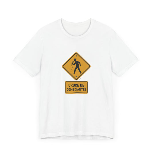 T-shirt “Cruce de Comediantes” – Cuidado con el remate
