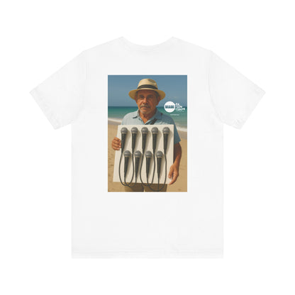 Camiseta Unisex Festival – Humor Playero “Micrófonos a la venta”