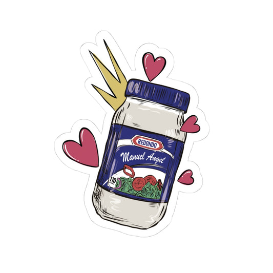 Stickers Troquelados “Manuel Ángel Redondo” – Arte, Humor y Mayonesa Emocional