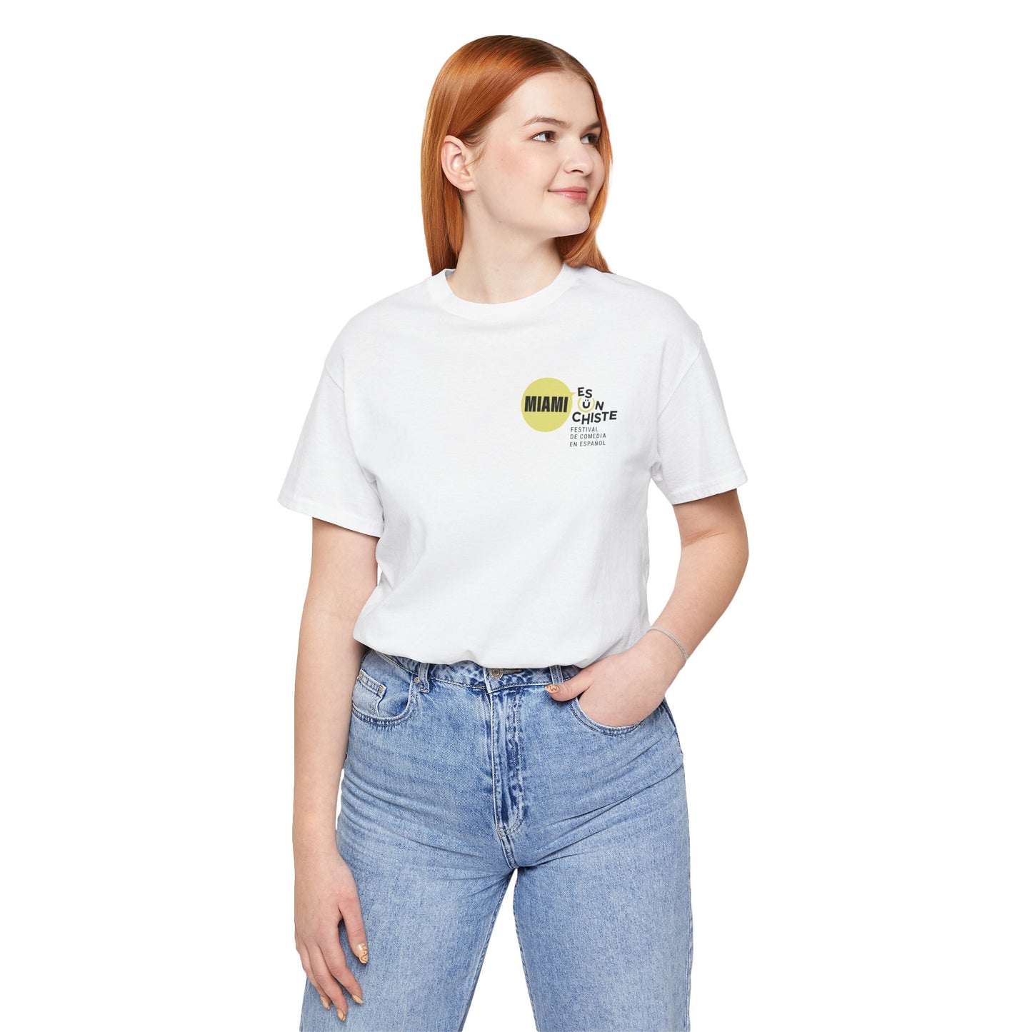 Camiseta Unisex Jersey – Skyline “Miami Es Un Chiste”

