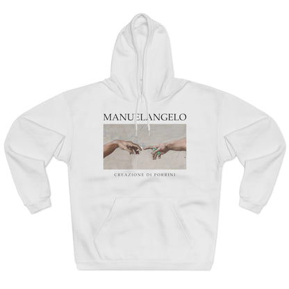 Hoodie "MANUELANGELO" – Para Amantes del Arte con Frío Existencial