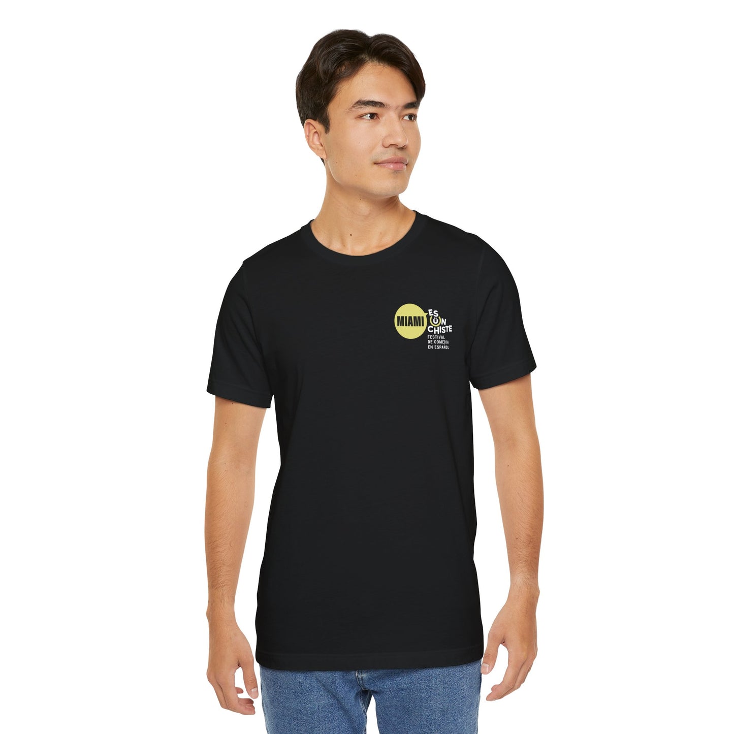 Camiseta Unisex Jersey – Skyline “Miami Es Un Chiste”
