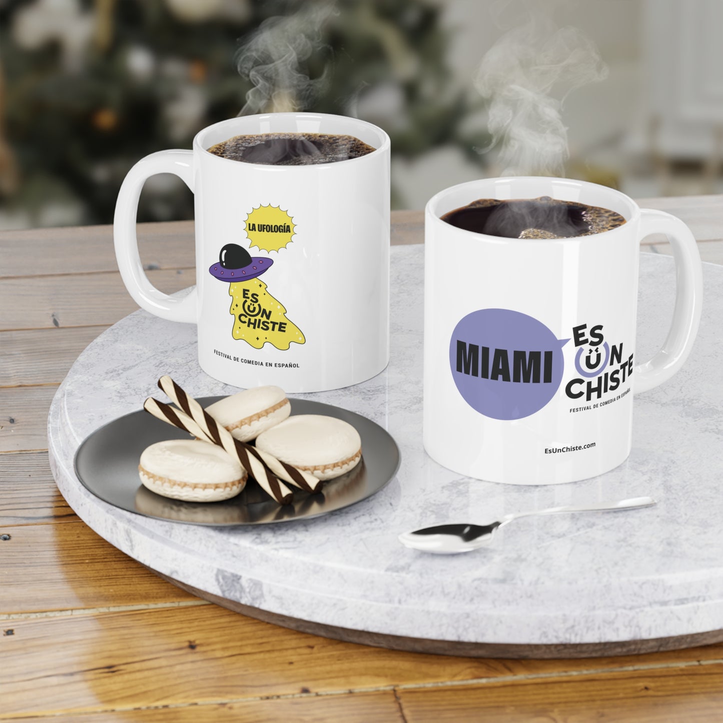 Colorful Ceramic Coffee Mug #Taza Cerámica – “La Ufología Es Un Chiste”