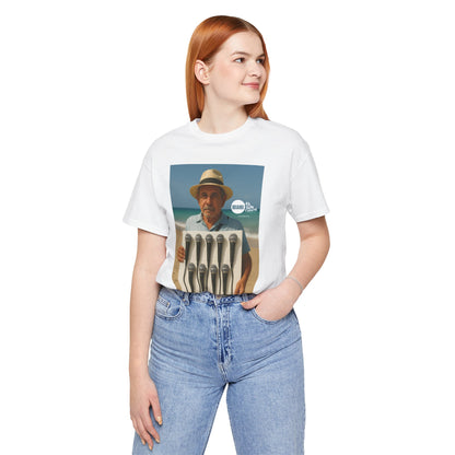 Camiseta Unisex Festival – Humor Playero “Micrófonos a la venta”