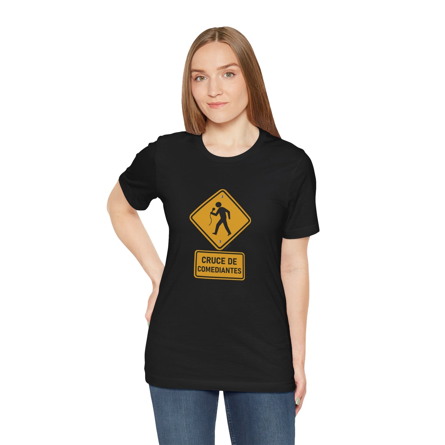 T-shirt “Cruce de Comediantes” – Cuidado con el remate

