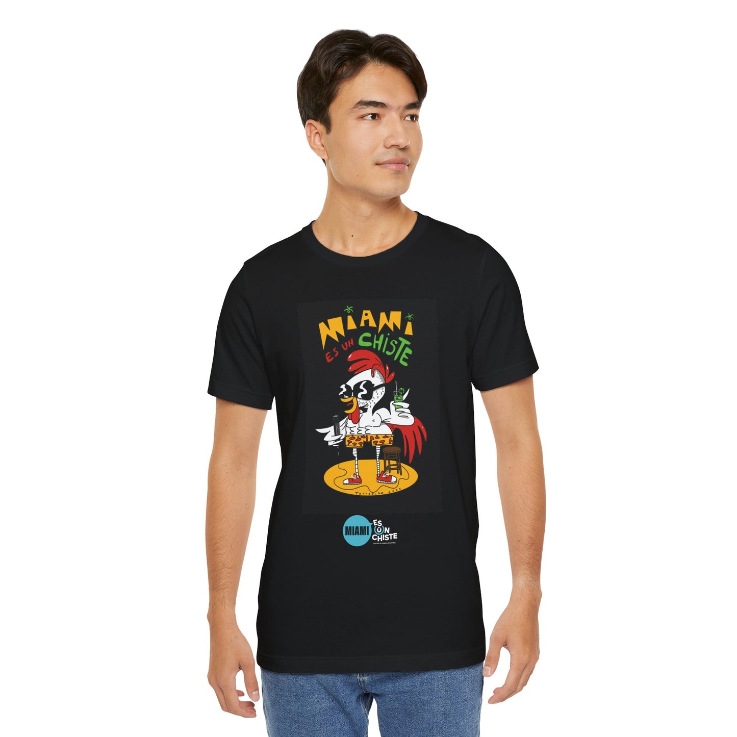 Camiseta Unisex Jersey – “Miami Es Un Chiste” Edición Festival