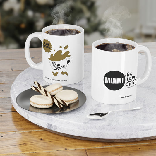 Taza Cerámica – “El Café Sin Cafeína Es Un Chiste”
