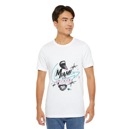 "T-shirt 'Miami Vice… pero versión comedia'"